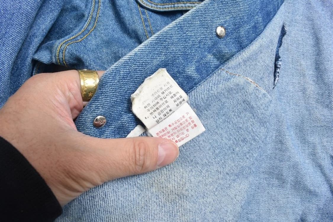 90s LEE 리 캣아이 데님 청자켓 N0999 상품이미지3