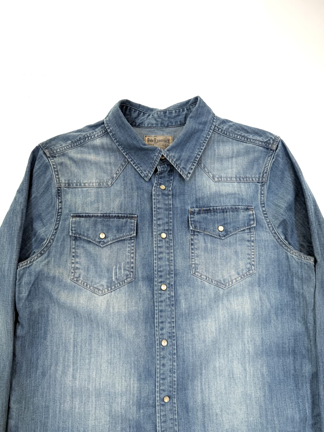 빈티지 랄프로렌 웨스턴 데님셔츠 상품이미지3