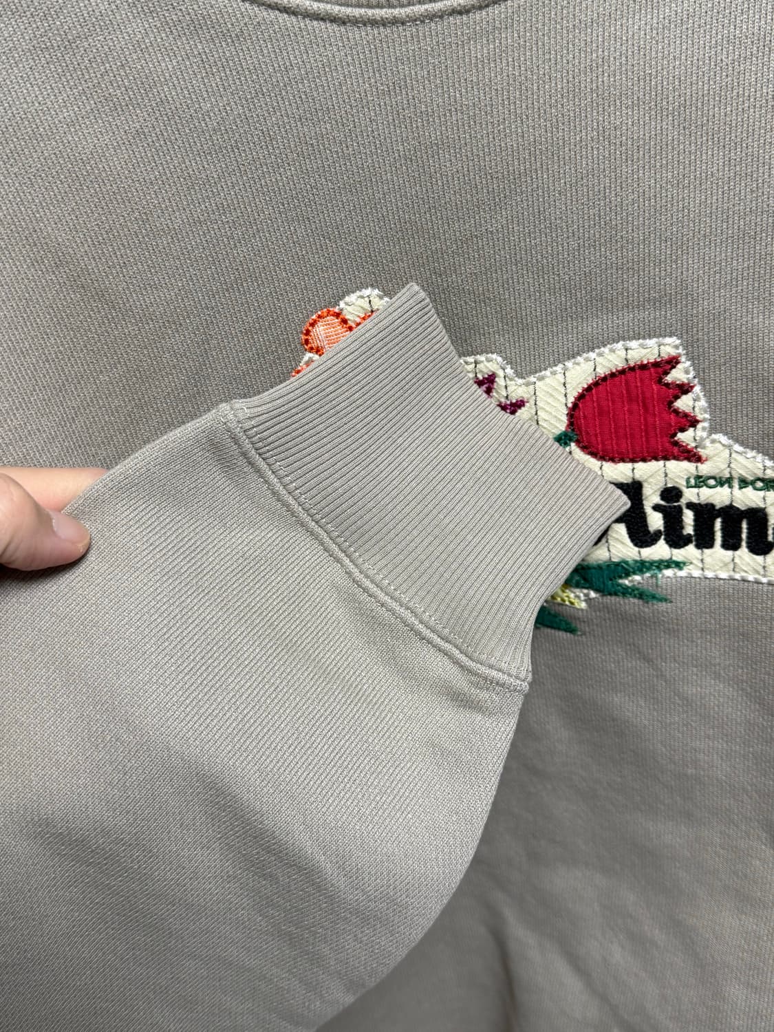 Aime Leon Dore Floral Appliqué Crewneck  상품이미지4