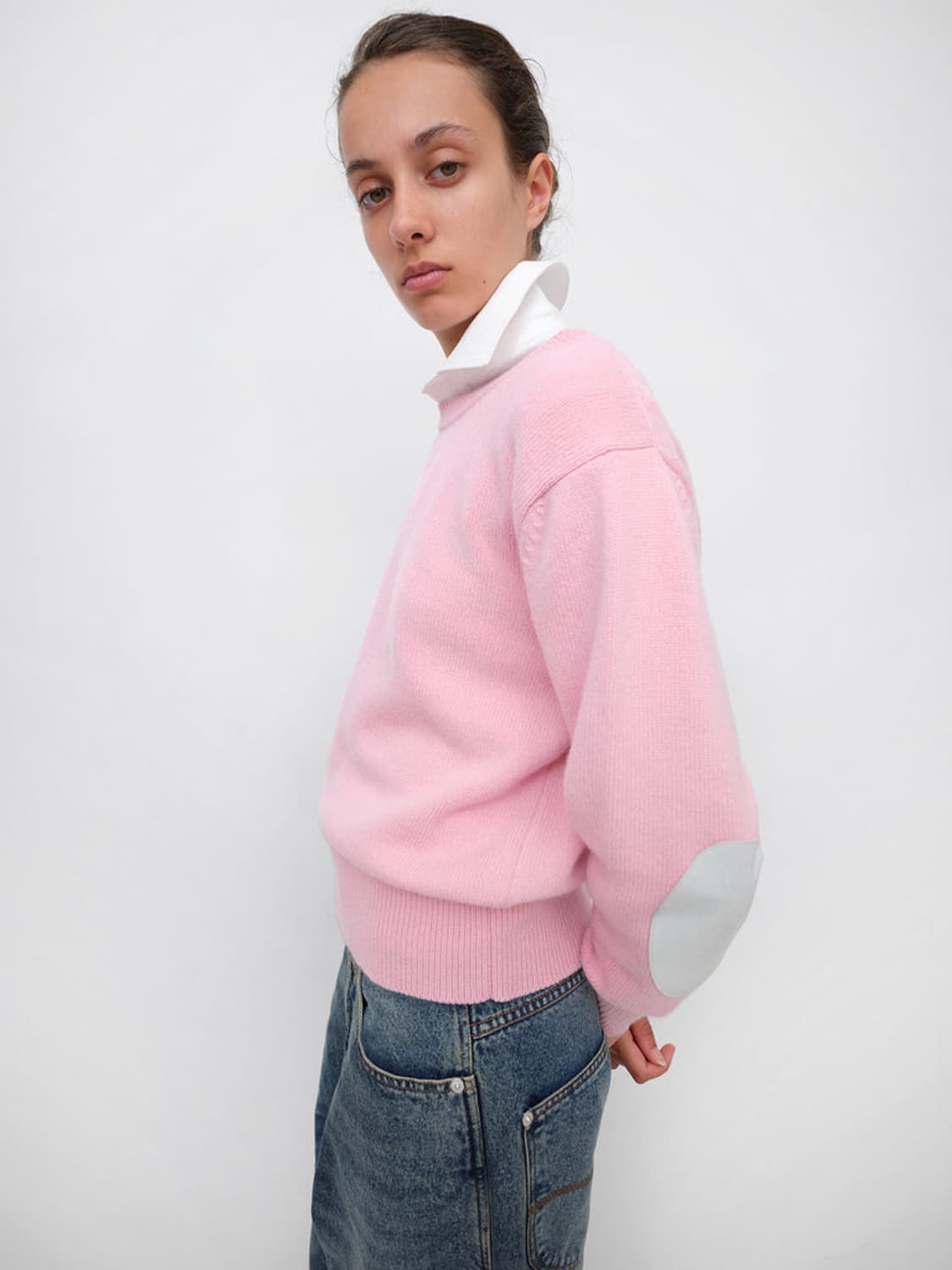 [XS,S]기마구아스 Coyote 캐시미어 니트/핑크 상품이미지1