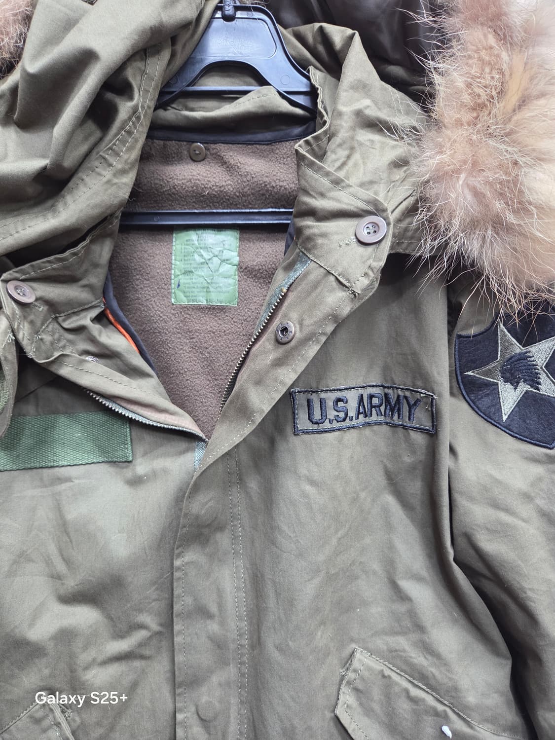 미군  야상    M-65   카키 상품이미지2