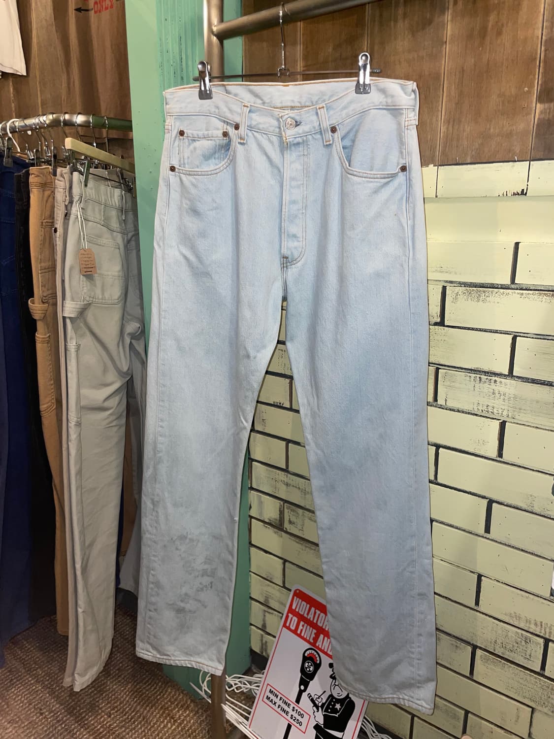 1990-00's Vintage Levi’s 501 Denim 상품이미지4