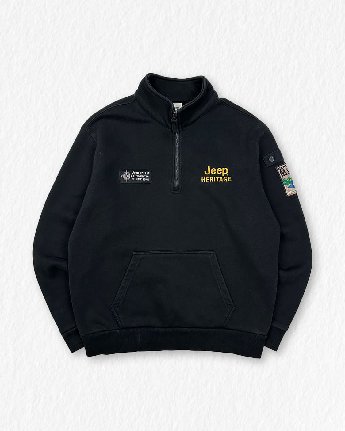 JEEP 기모 반집업 맨투맨 상품이미지1