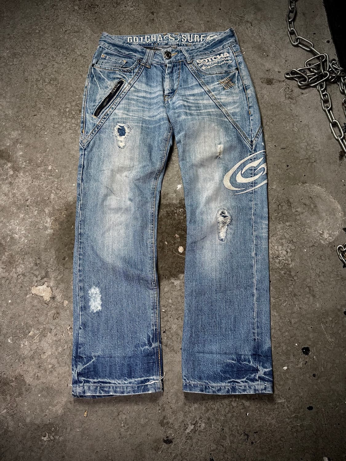GOTCHA SURF – Embroidery Logo Distressed 상품이미지1