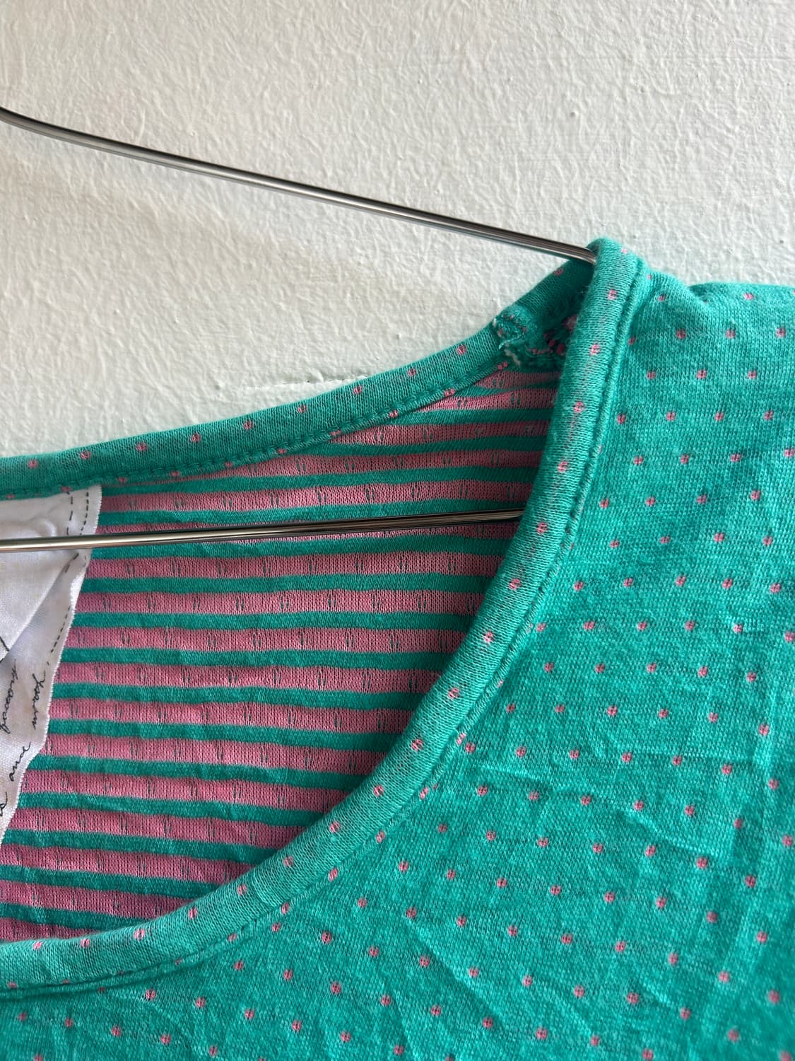 민트 땡땡이 티셔츠  상품이미지5