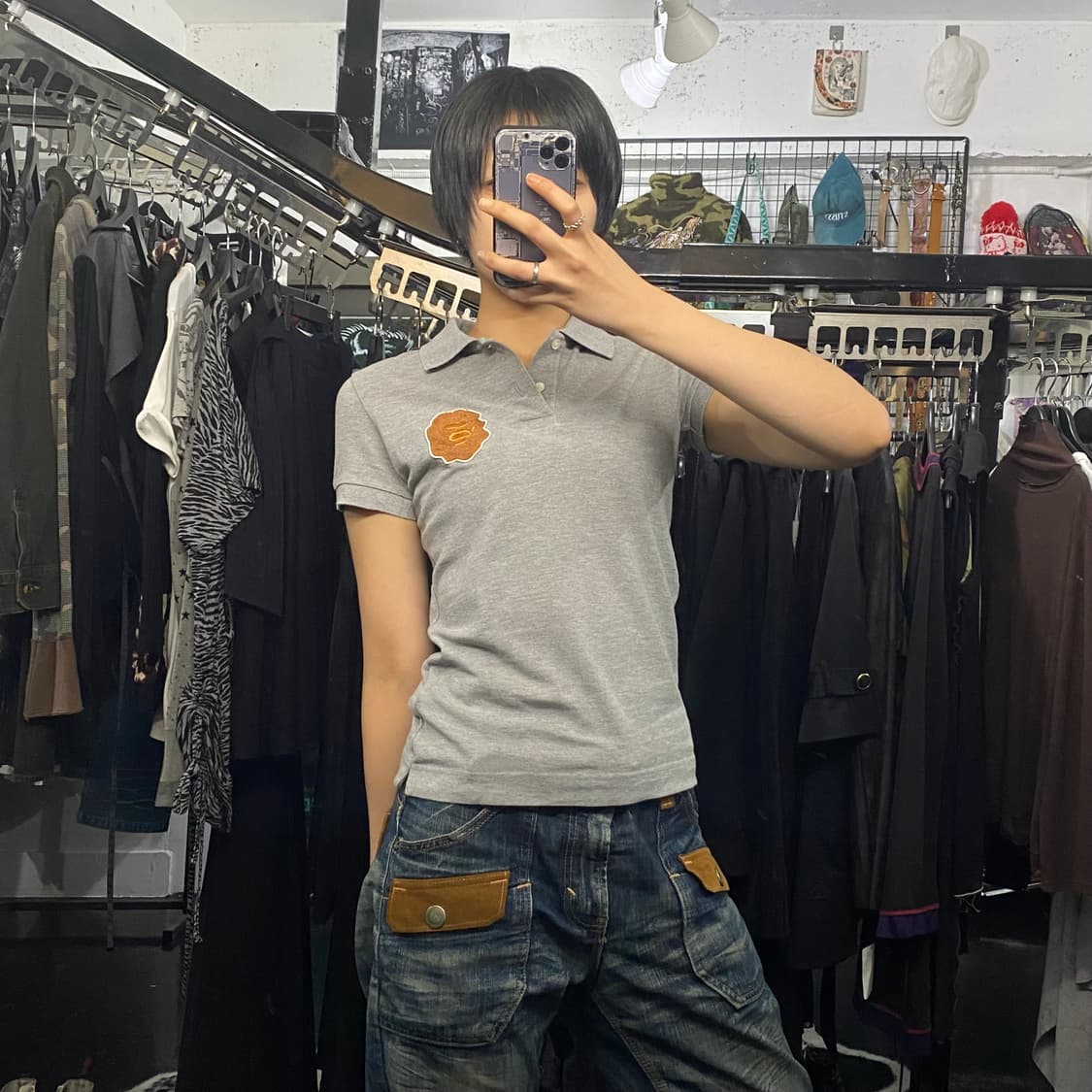 Bape 에이프 패치 반팔 치셔츠 상품이미지6