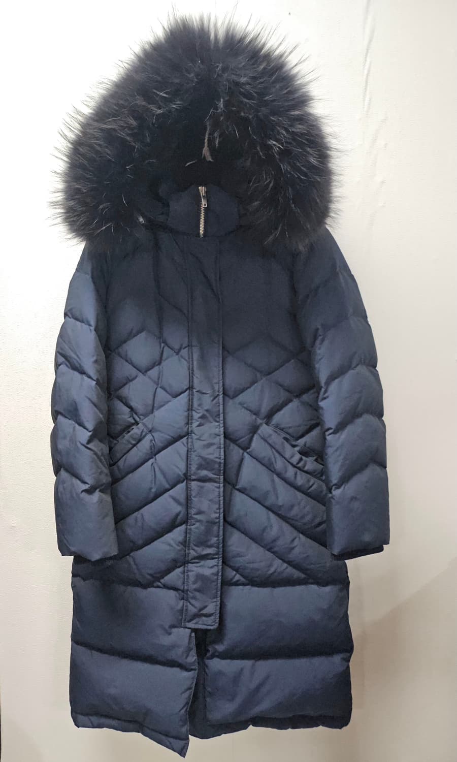 베네통코리아 네이비 구스다운패딩 42 상품이미지1