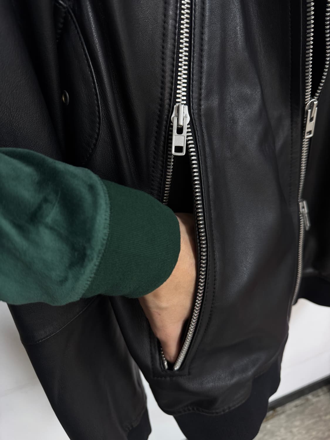 마르지엘라 18ss 후드 가죽 상품이미지7