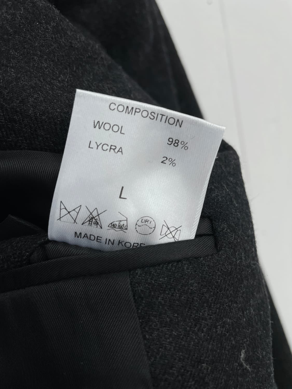 IEY 스티치 디테일 오버핏 울 블레이저 상품이미지5