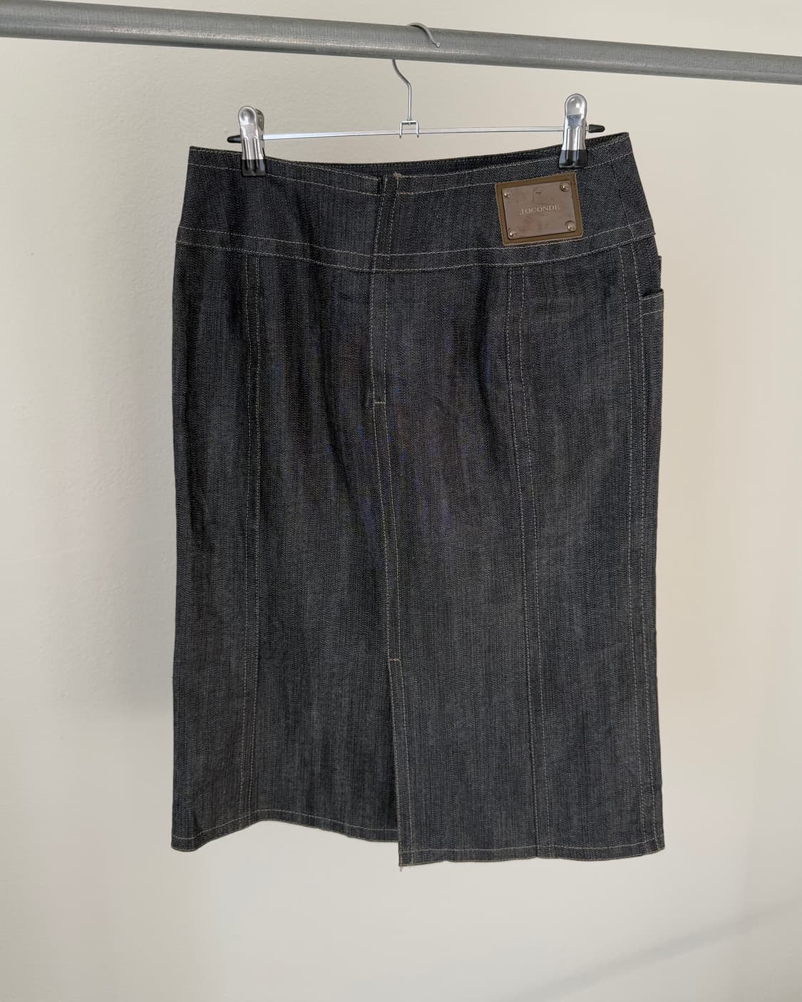 빈티지 코팅 데님 스커트 상품이미지4