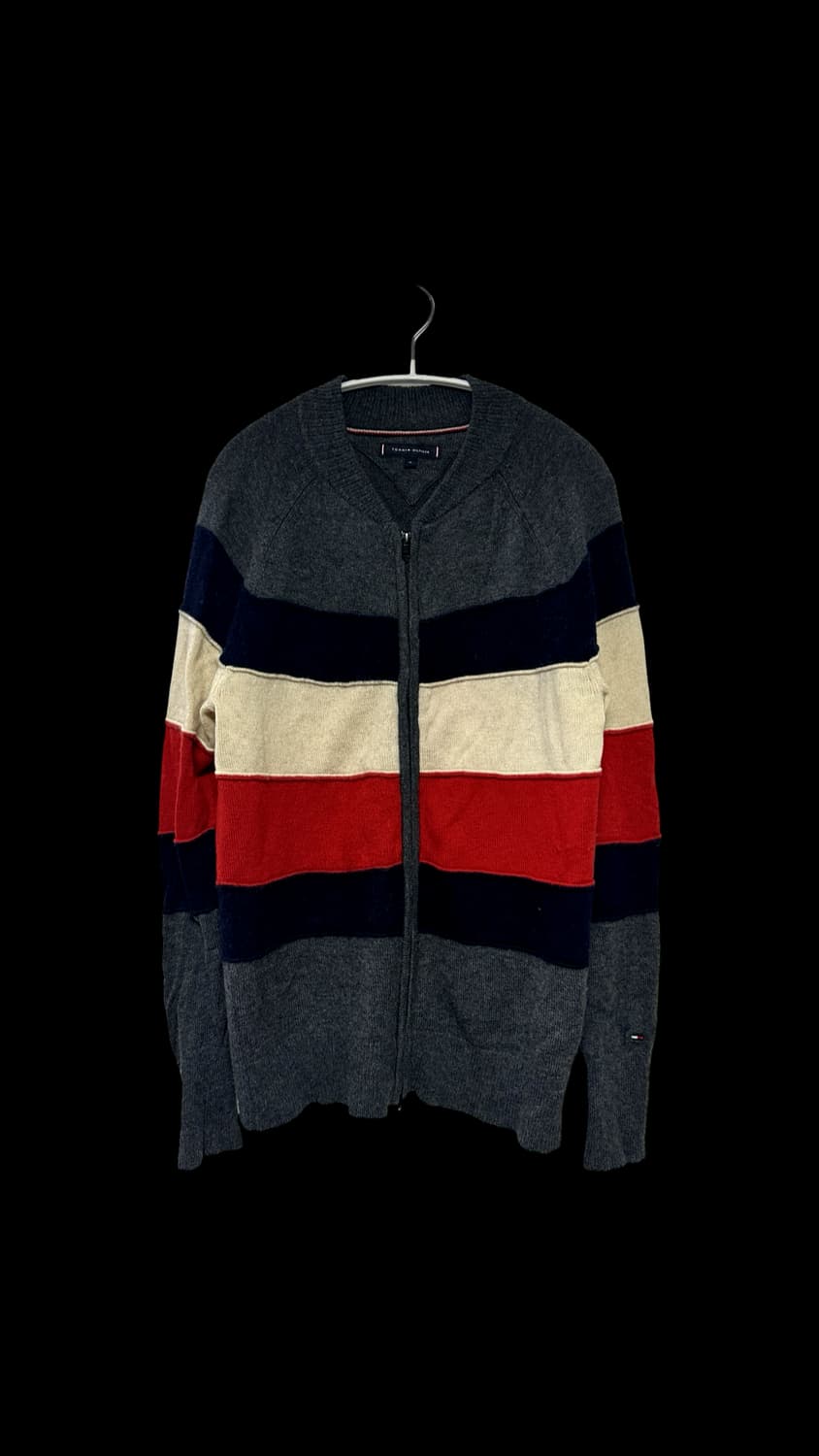 타미힐피거 니트 집업 상품이미지1