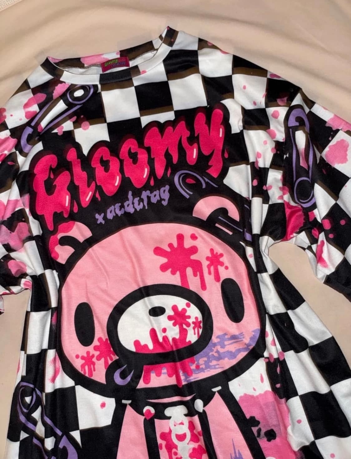 acdc rag 글루미베어 티셔츠 원피스 상품이미지2