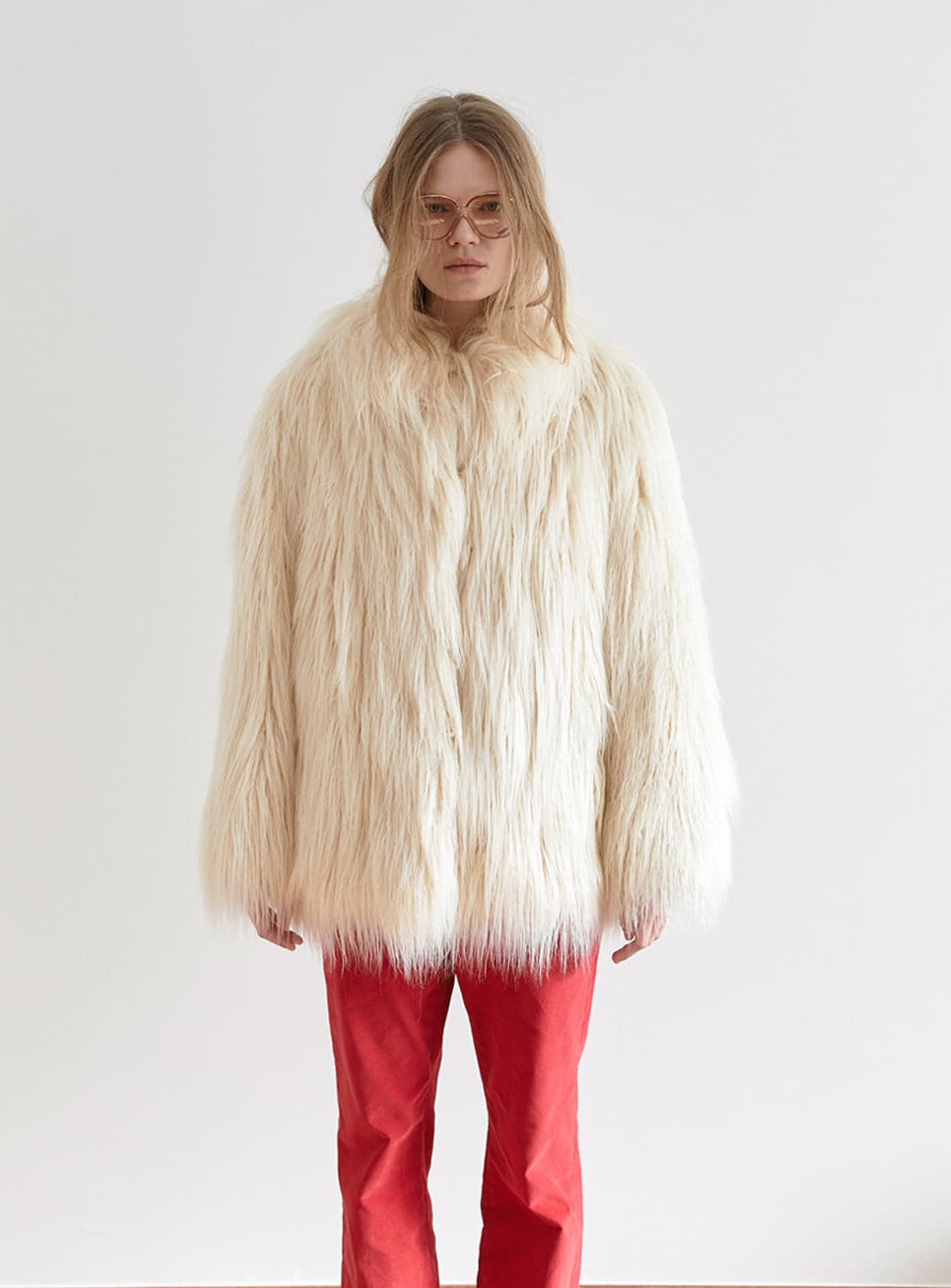 데어드 SHEARING FAUX FUR JACKET 상품이미지2