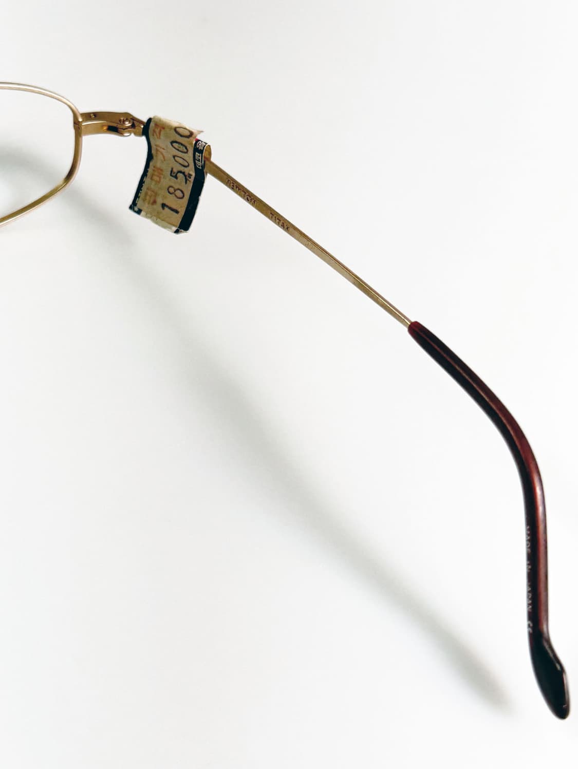 NEWTON 티타늄 골드 슬림 오벌 프레임 빈티지 안경 상품이미지6