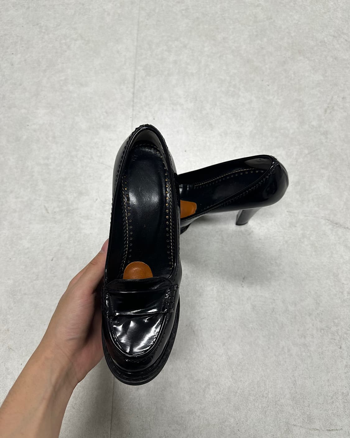 생로랑 잔 90 모카신 펌프스 상품이미지2