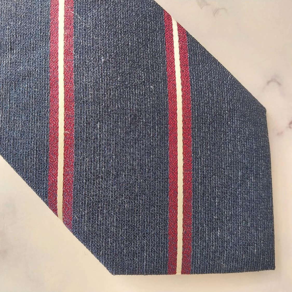 지오지아 네이비 스트라이프 넥타이 7.6cm A+등급 K2081 상품이미지7