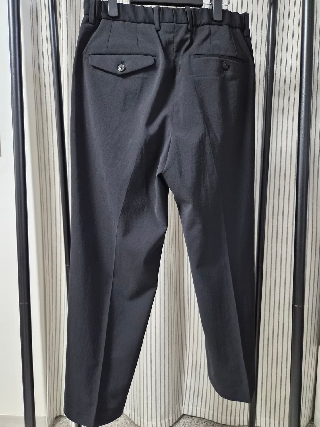 YS Double Pleated Trousers - Black 상품이미지2