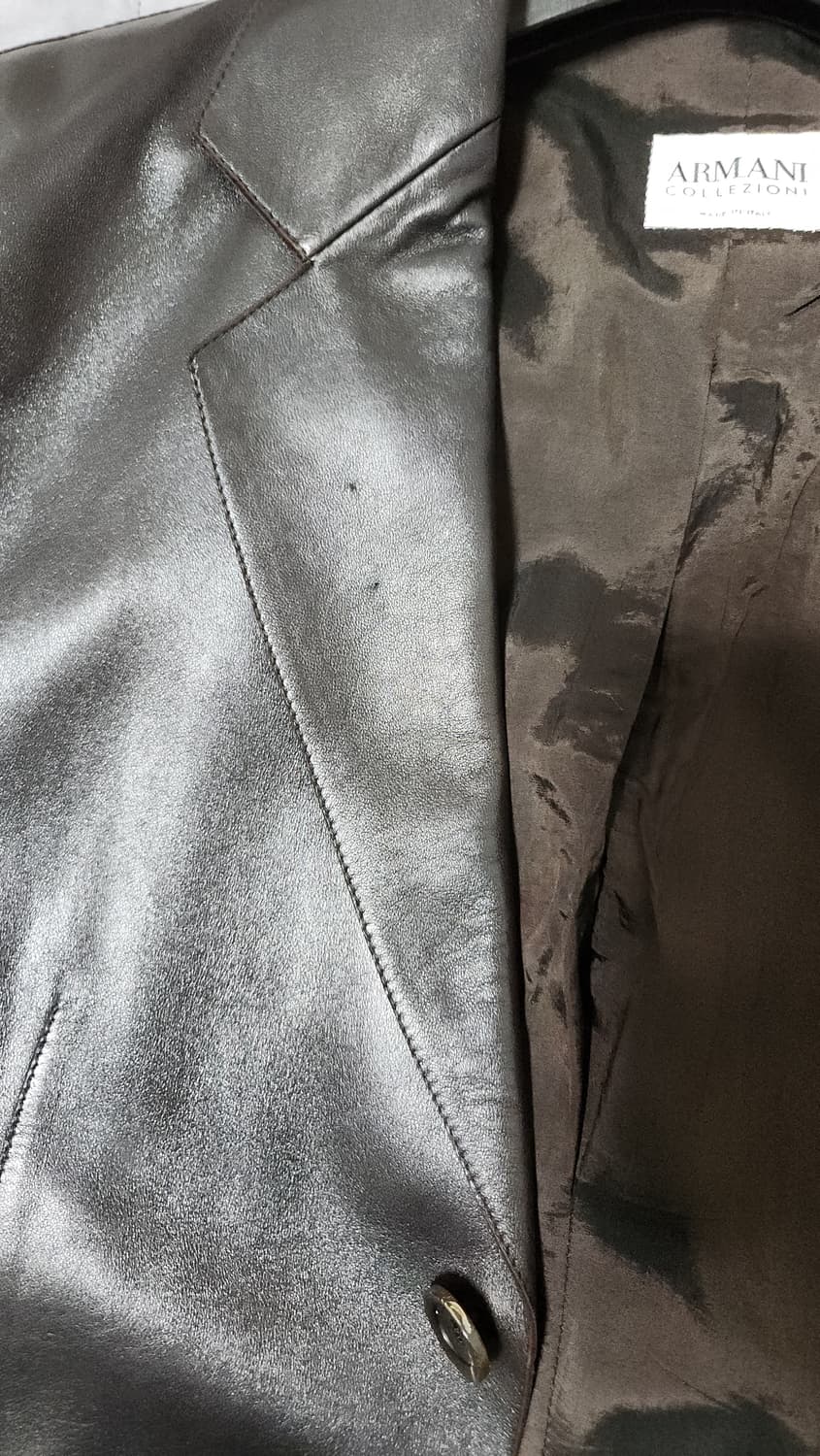 아르마니 꼴레지오니 레더 자켓 상품이미지9