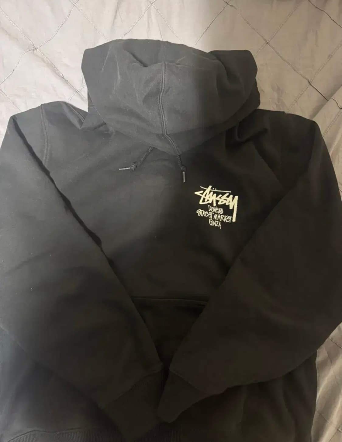 스투시 도버스트리트마켓긴자 후드티 검정L사이즈 상품이미지1