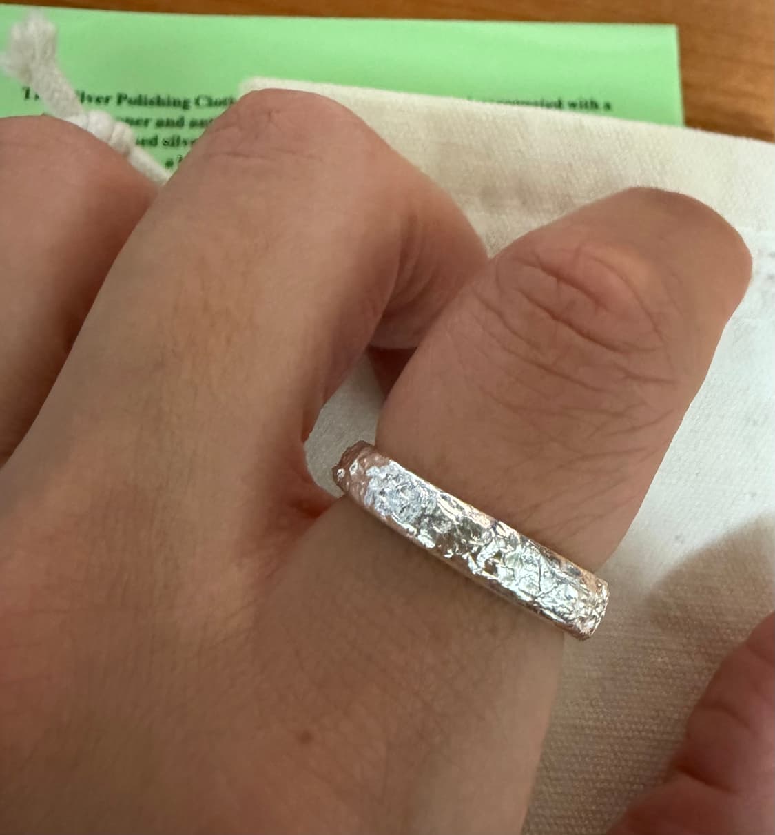 핸드메이드 빈티지 스톤 세팅 리얼 실버 반지 22호 상품이미지10