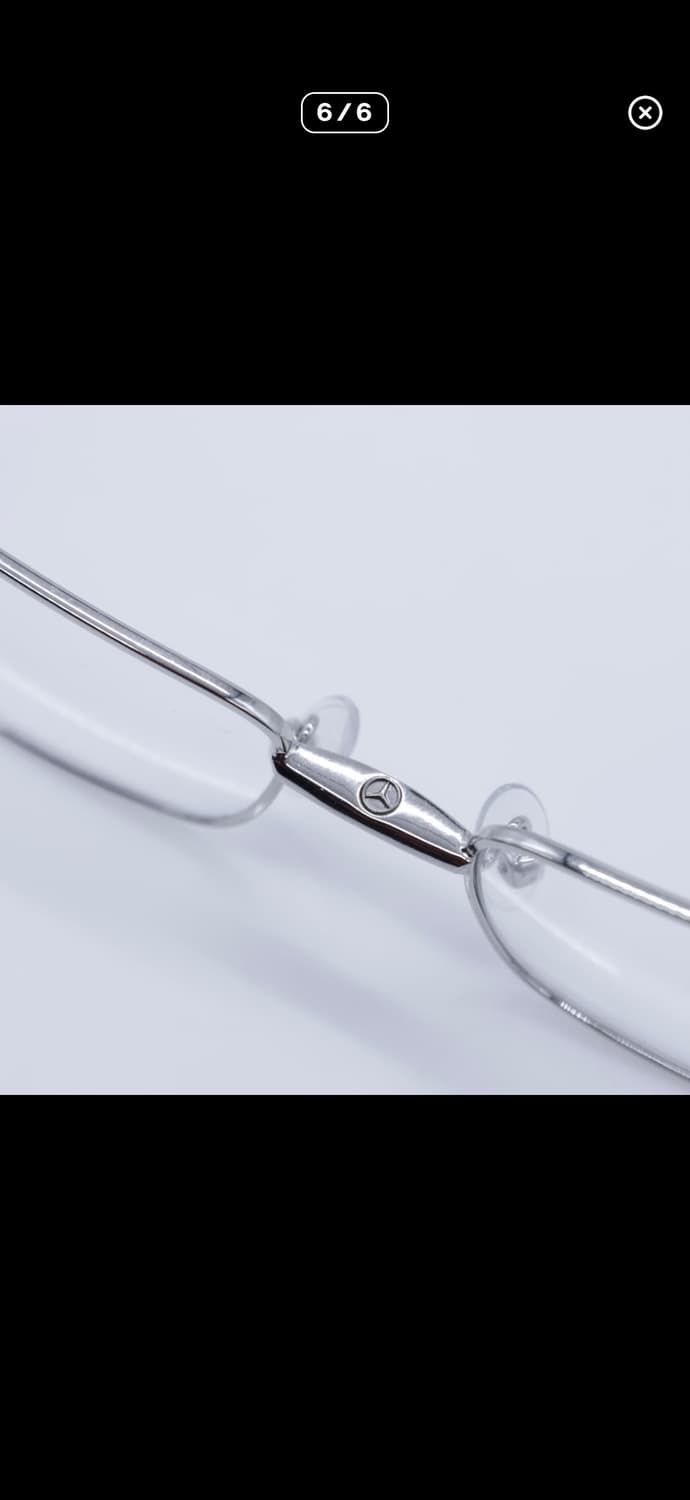 벤츠 실버 프레임 안경 상품이미지6