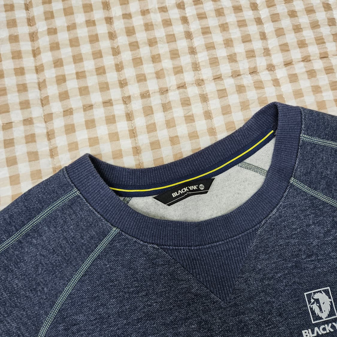 블랙야크 기모 맨투맨 남자100 상품이미지2