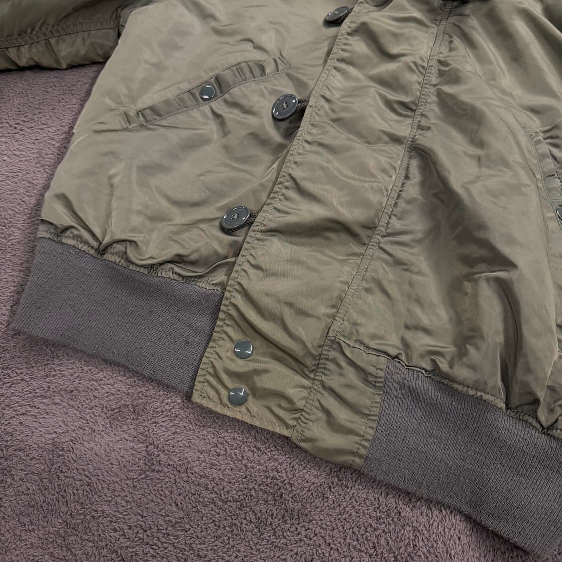 [정품/L] 알파인더스트리 N-2B 쇼트 웨이스트 밀리터리 패딩 자켓 상품이미지7