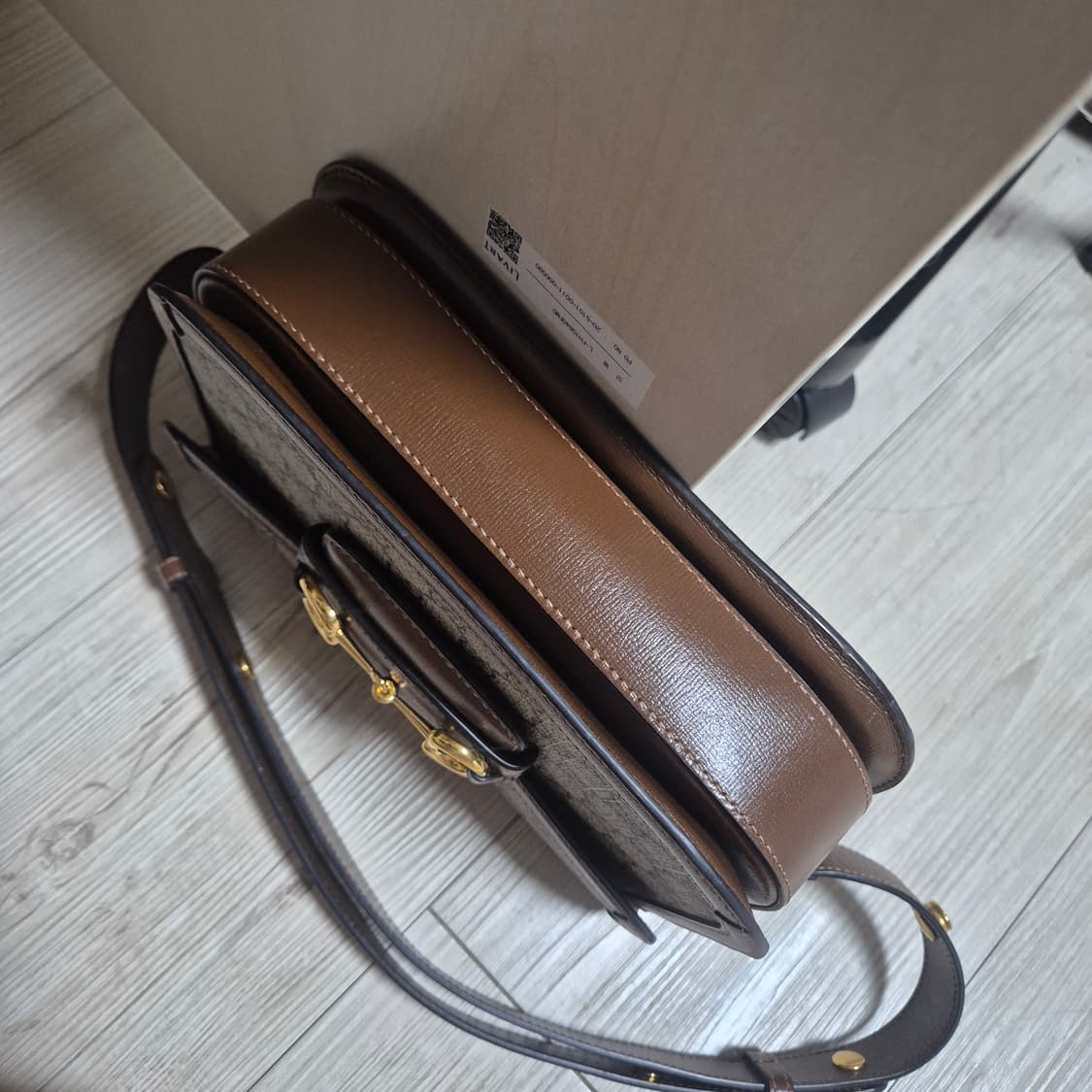 구찌 홀스빗 1955 숄더 크로스백(보증서 풀박구성) 상품이미지2