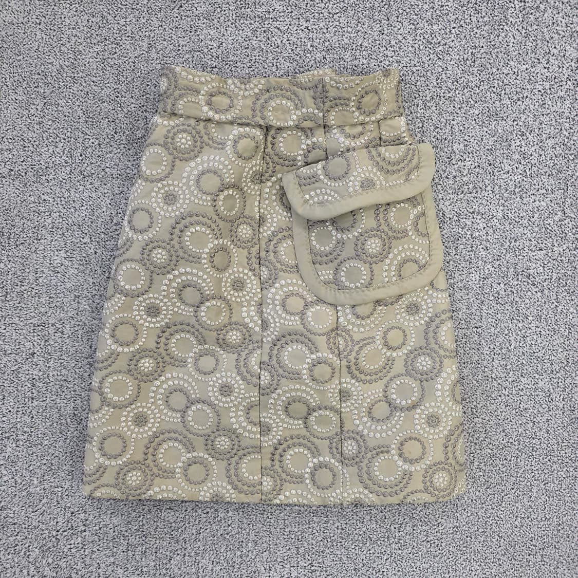 [0] 마크제이콥스 빈티지 트위드 사다리꼴주름 스커트 0119J 상품이미지1