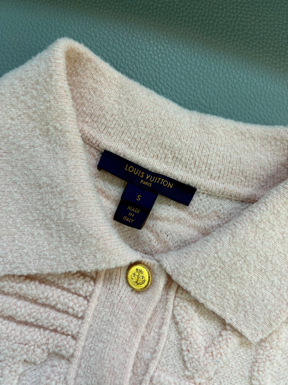 루이비통 여성 텍스처 페리 폴로 니트(S) 상품이미지4