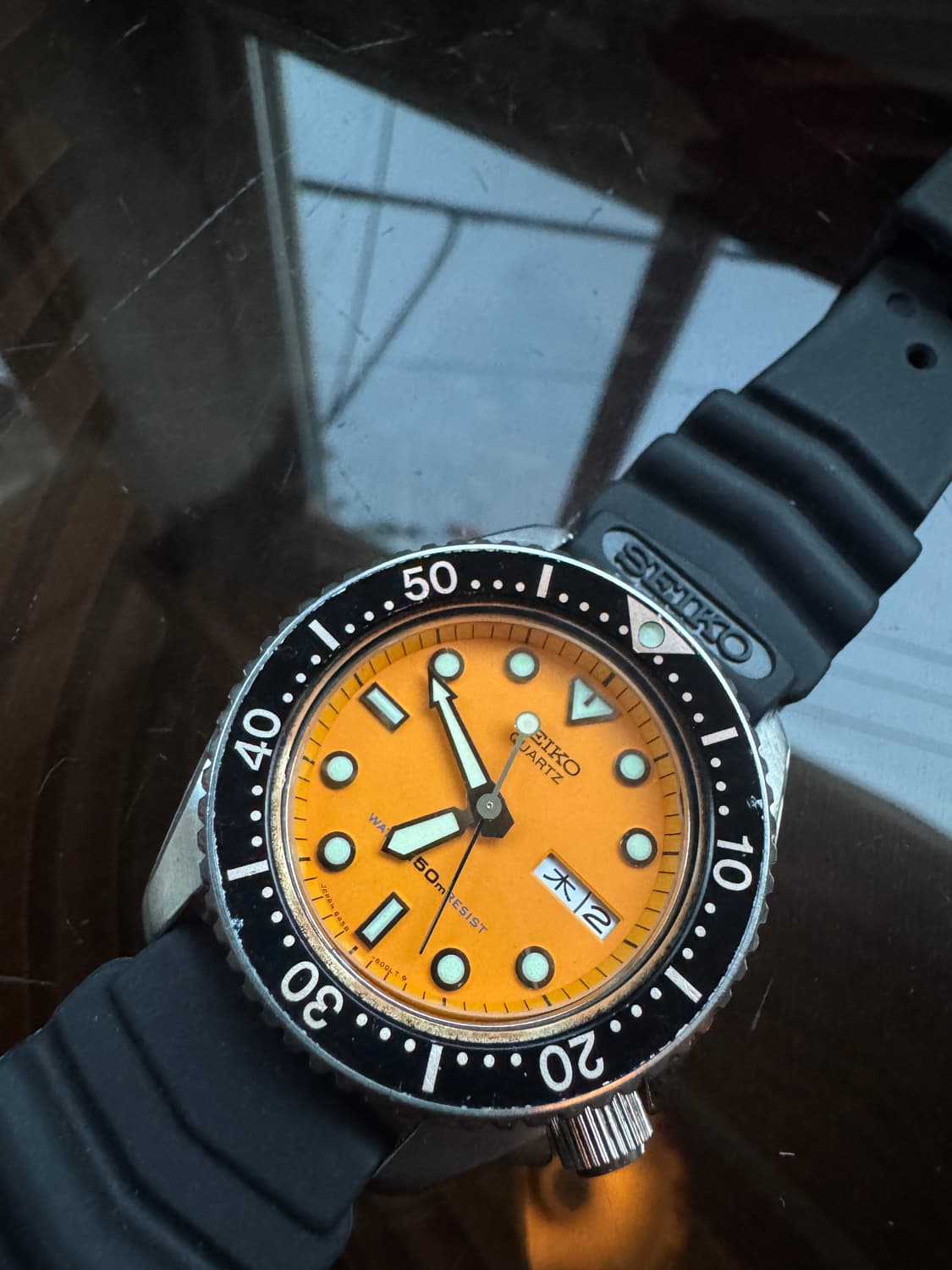 세이코 6458-600a 오렌지다이얼 모델 팝니다. 상품이미지1