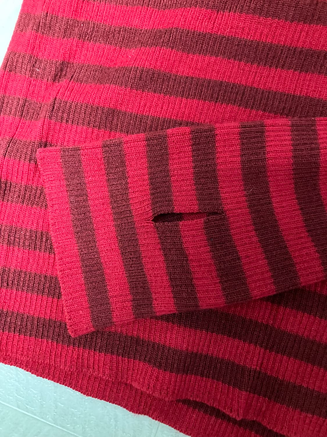 BOCBOK 복복 STRIPE TURTLE NECK (RED) 상품이미지5