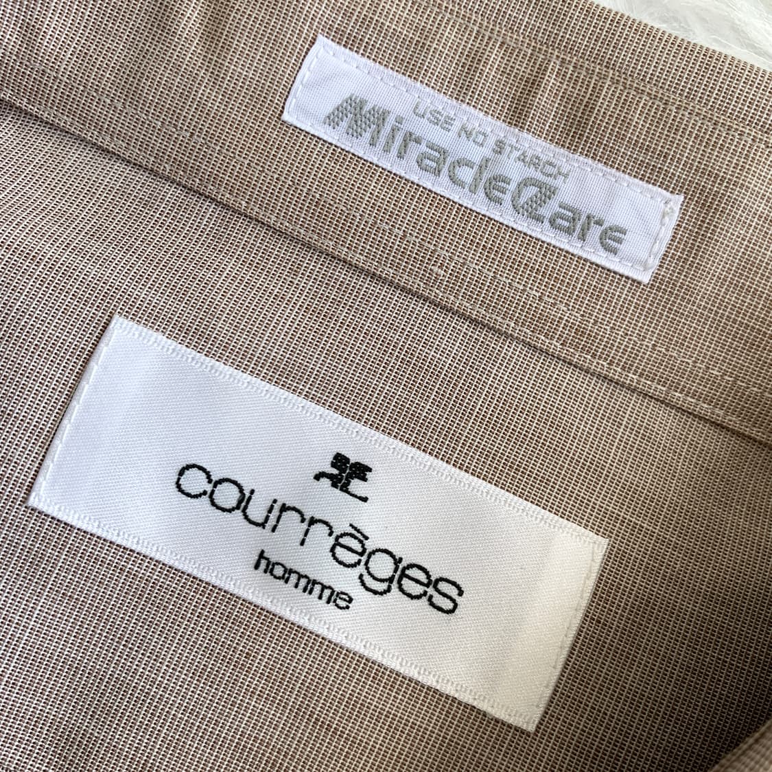 꾸레쥬 옴믄 courreges homme 솔리드 셔츠 1582 상품이미지5