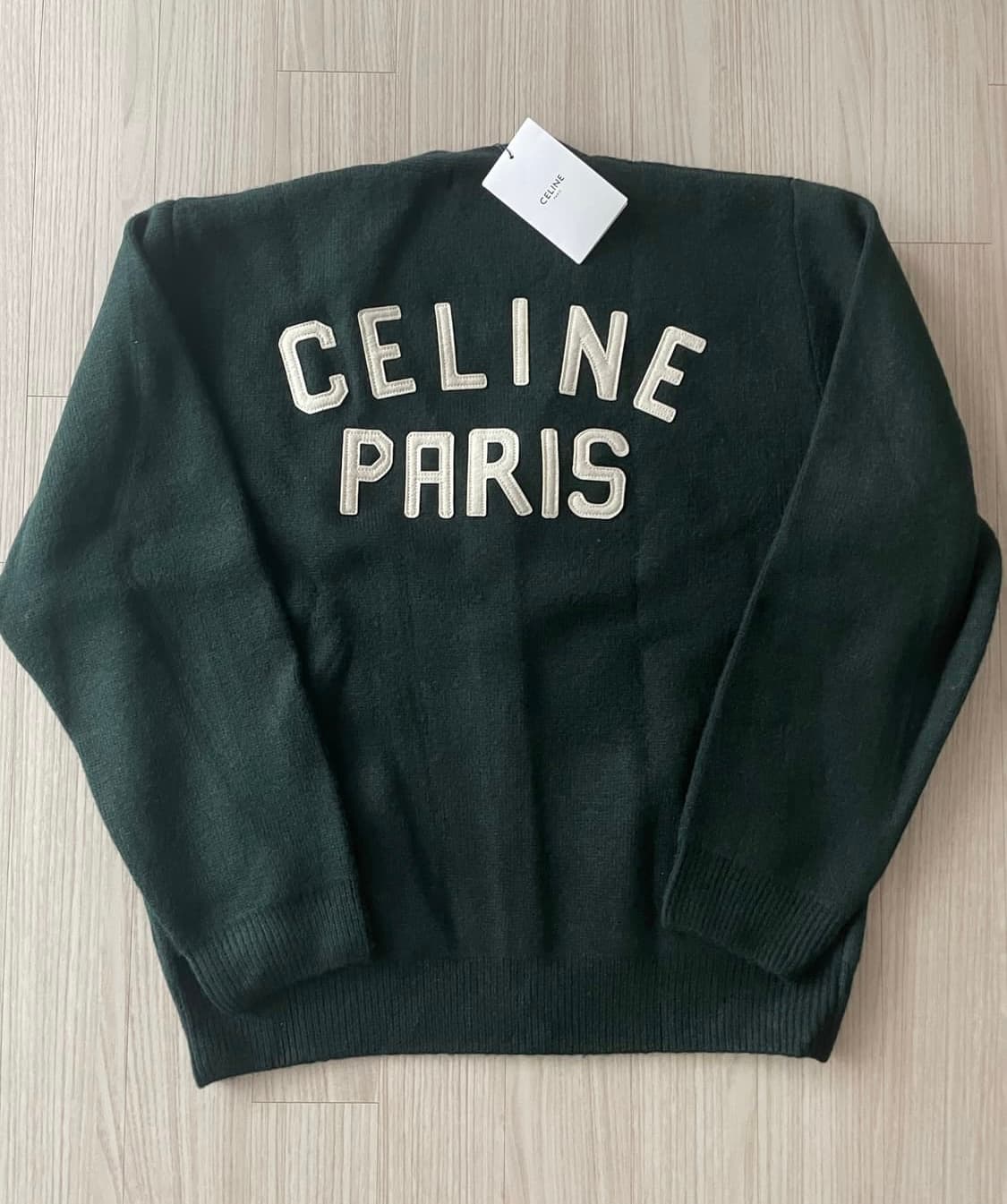 [새상품택O] 셀린느 컬리지 가디건 상품이미지1