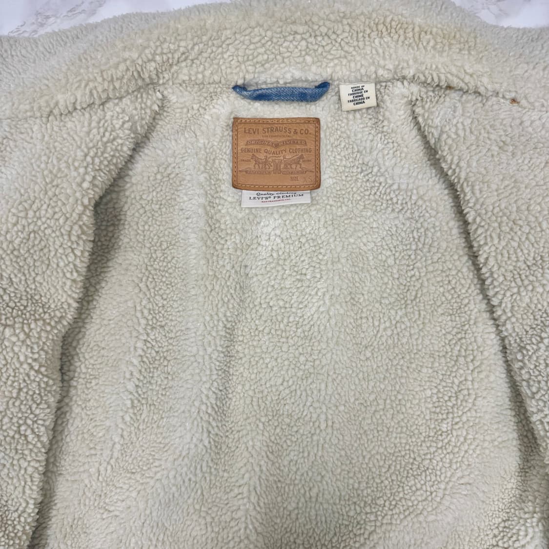 리바이스 셰르파 트러커 양털 청자켓(xs) 상품이미지3
