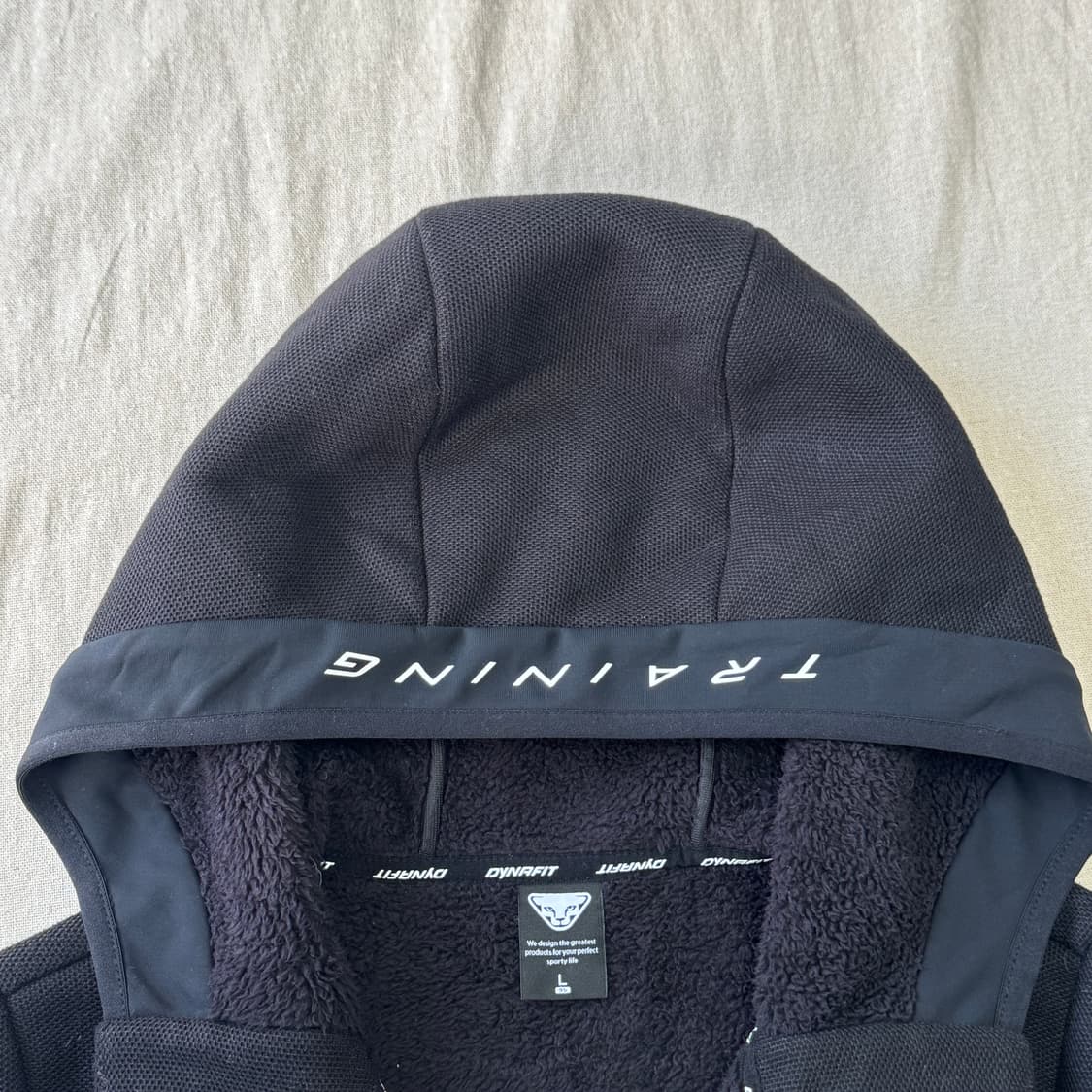 다이나핏 우먼 보아털 후드집업 L 상품이미지4