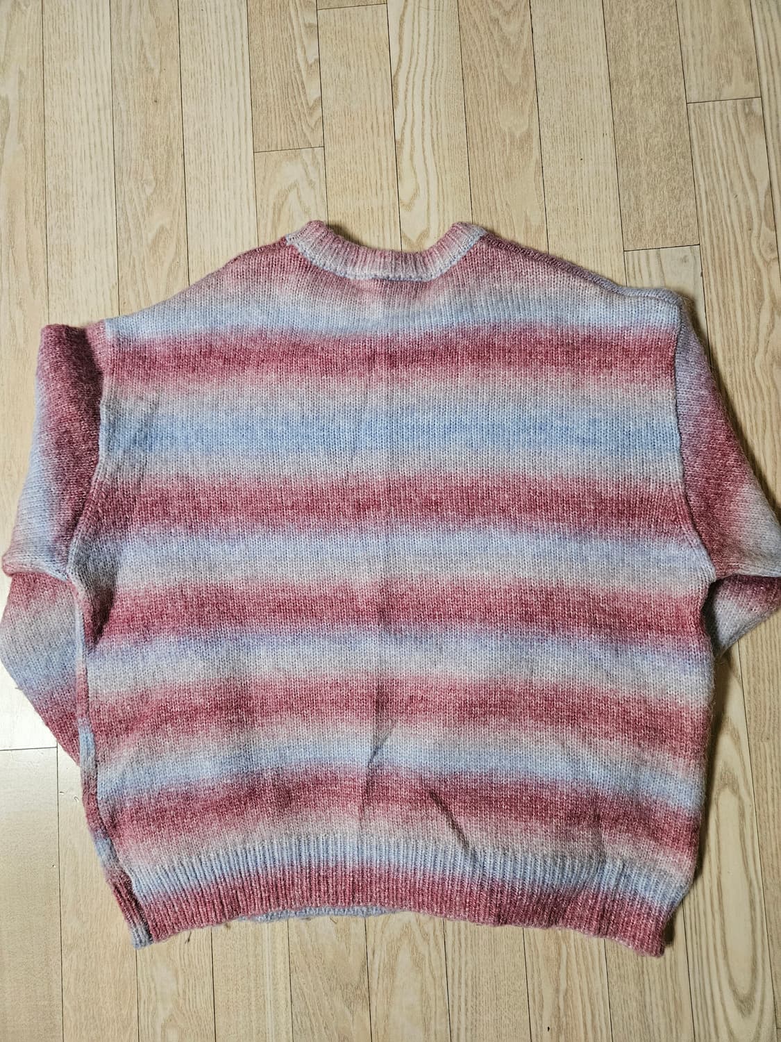 OY 헤어리 스트라이프 니트 상품이미지2