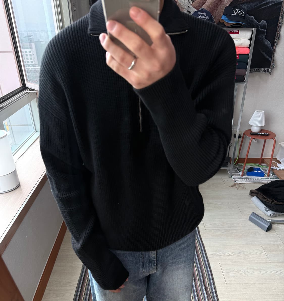 디미트리블랙 니트 상품이미지1