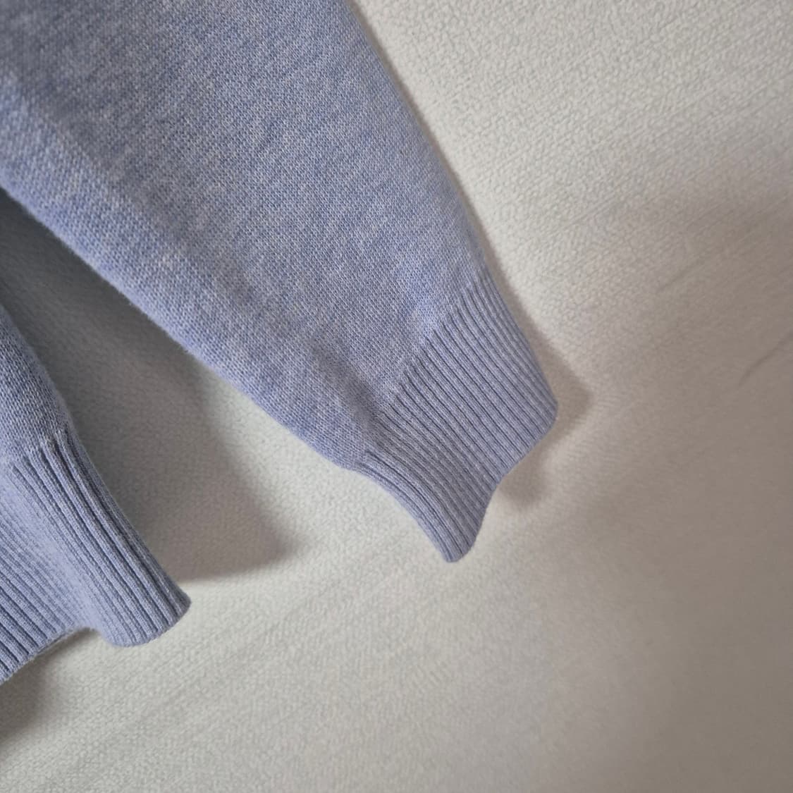 라코스테 니트 집업 가디건 하늘색 상품이미지5