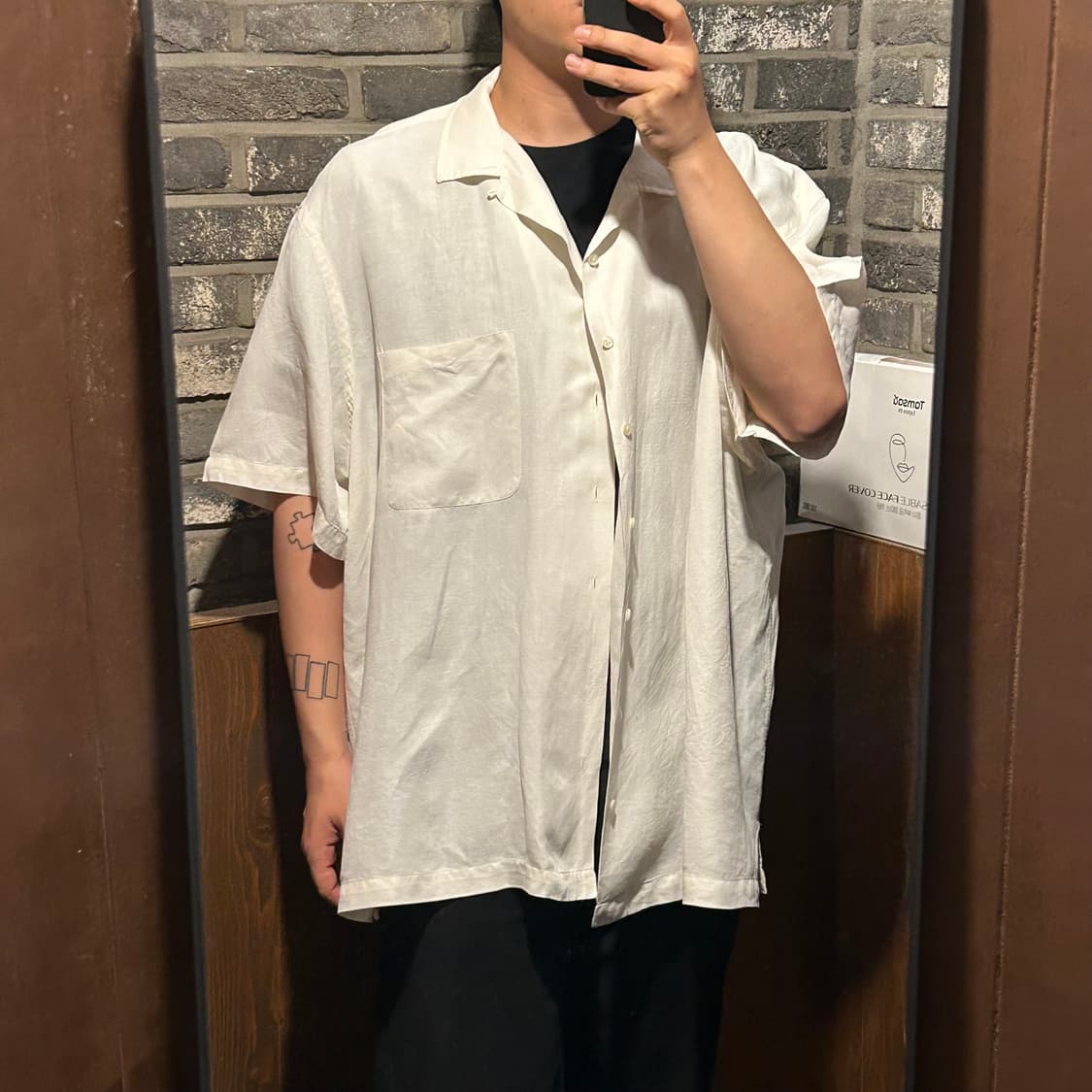 XXXL) 폴로 랄프로렌 빅사이즈 클래식 화이트 린넨 셔츠 상품이미지9