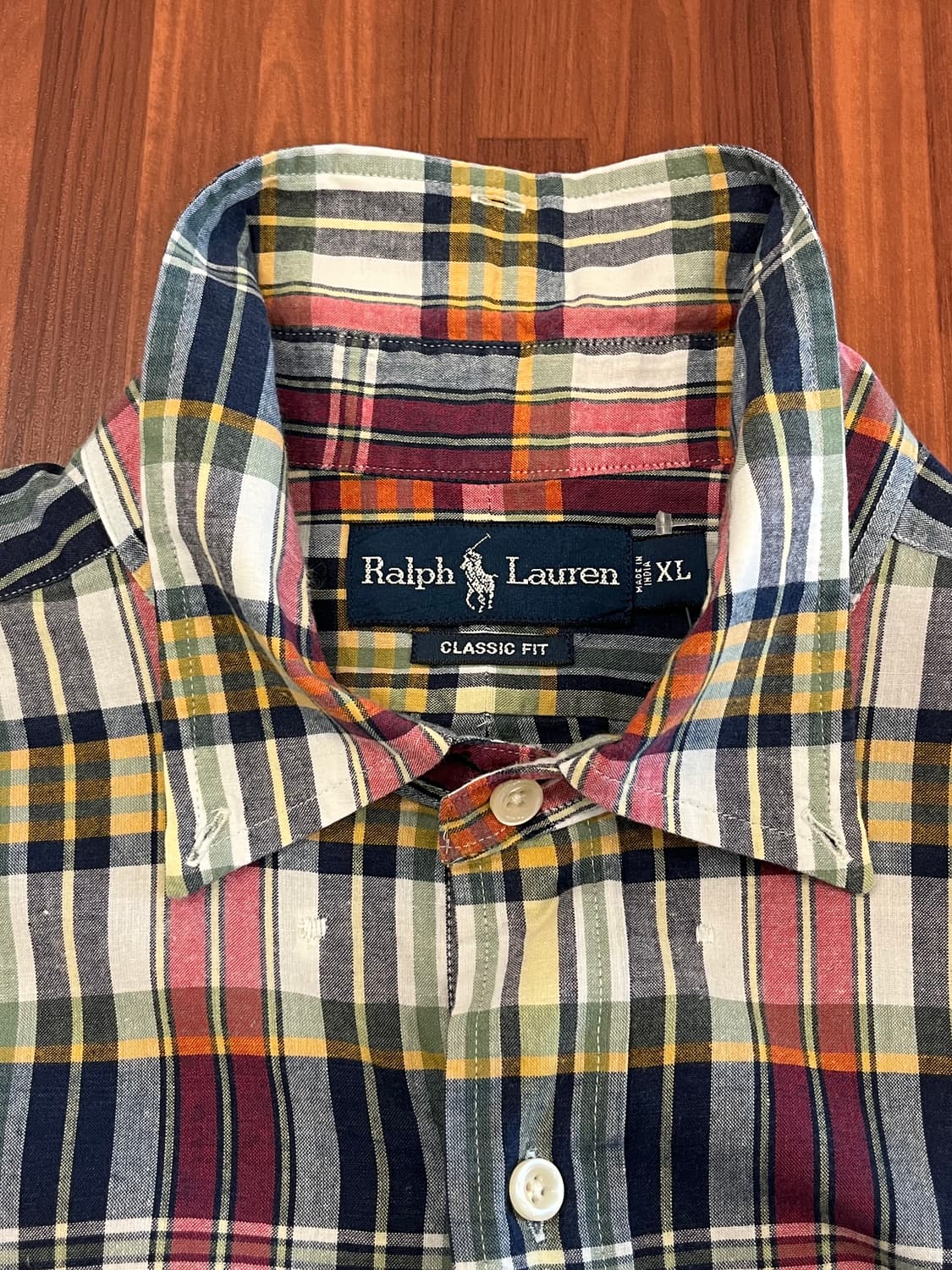 Polo RL 폴로 랄프로렌 CLASSIC FIT 체크 반팔 셔츠 상품이미지8