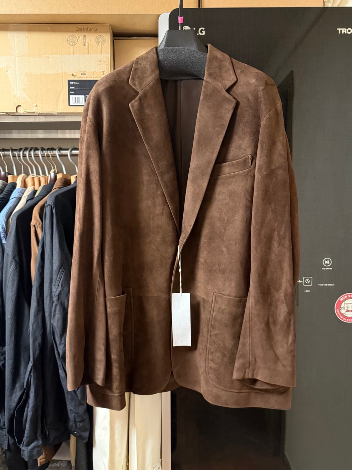 comoli 코모리 스웨이드 블레이져 상품이미지1