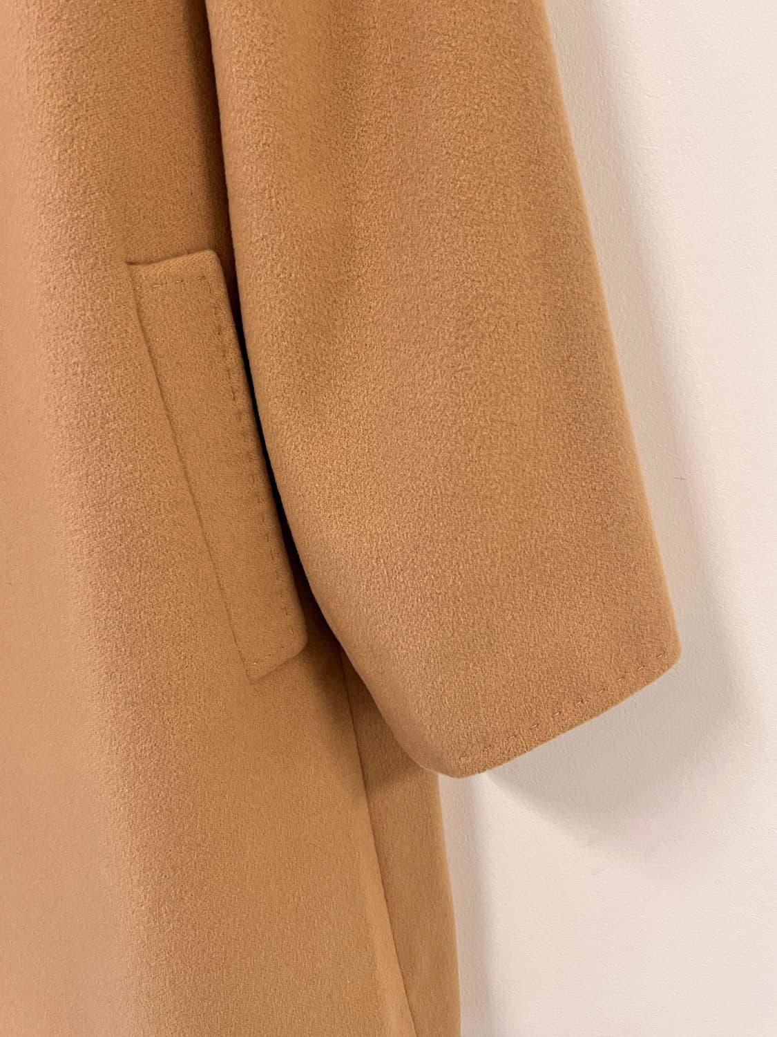 빈티지 캐시미어 100% 하프 코트 상품이미지4