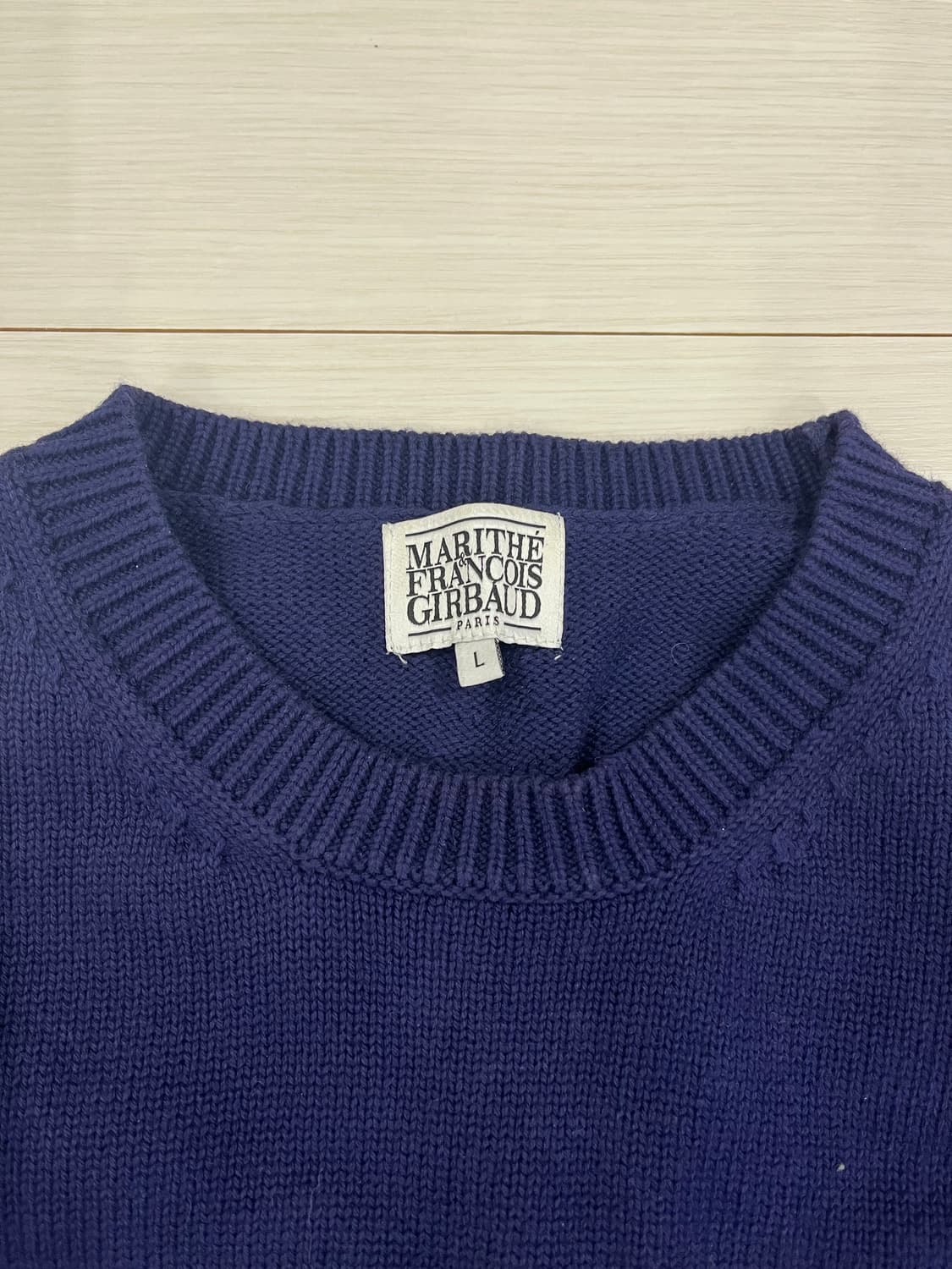 마리떼프랑소와저버 니트 네이비 L 상품이미지2