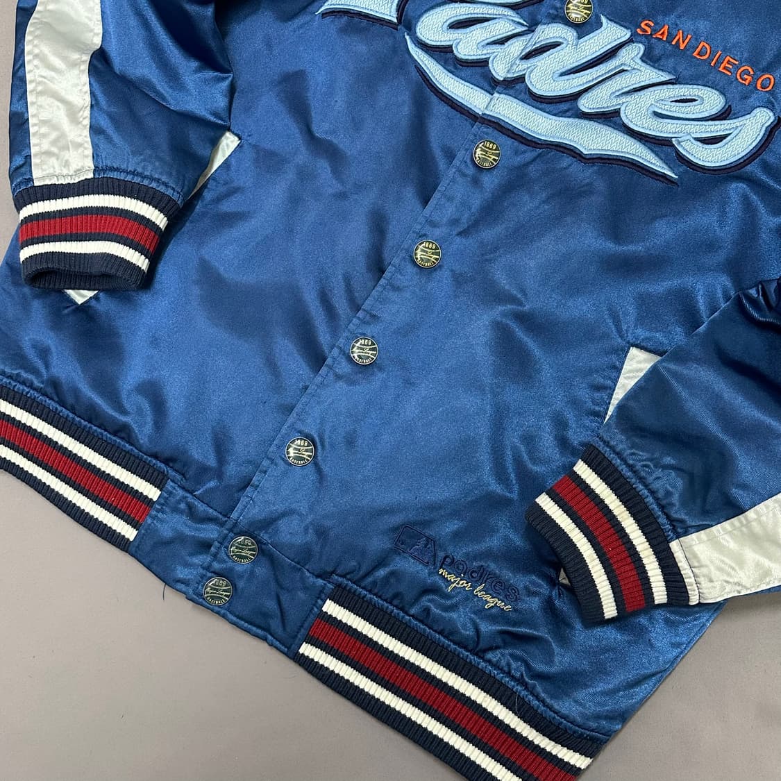 MLB 00s 샌디에이고 파드리스 새틴 야구점퍼 95 상품이미지5