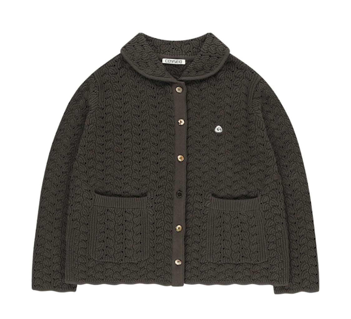 코이세이오 웨이브 니트 택 달린 새상품 가디건 판매 상품이미지1