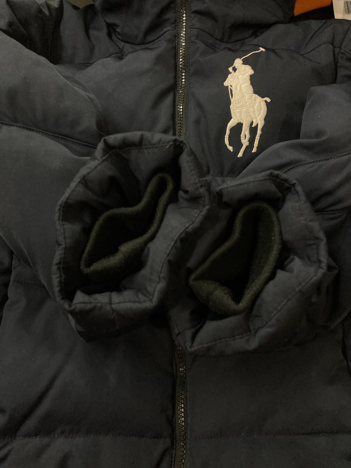 폴로 랄프로렌 빅포니 네이비 패딩 M 상품이미지6