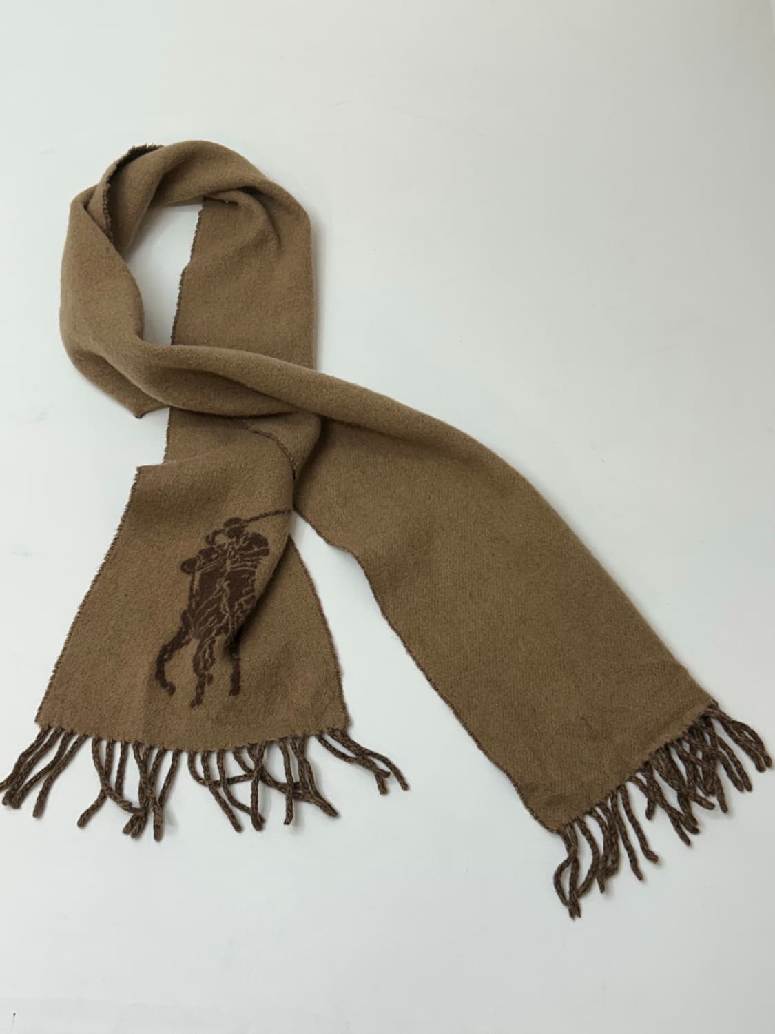 Polo 폴로 랄프로렌 브라운 머플러   상품이미지3