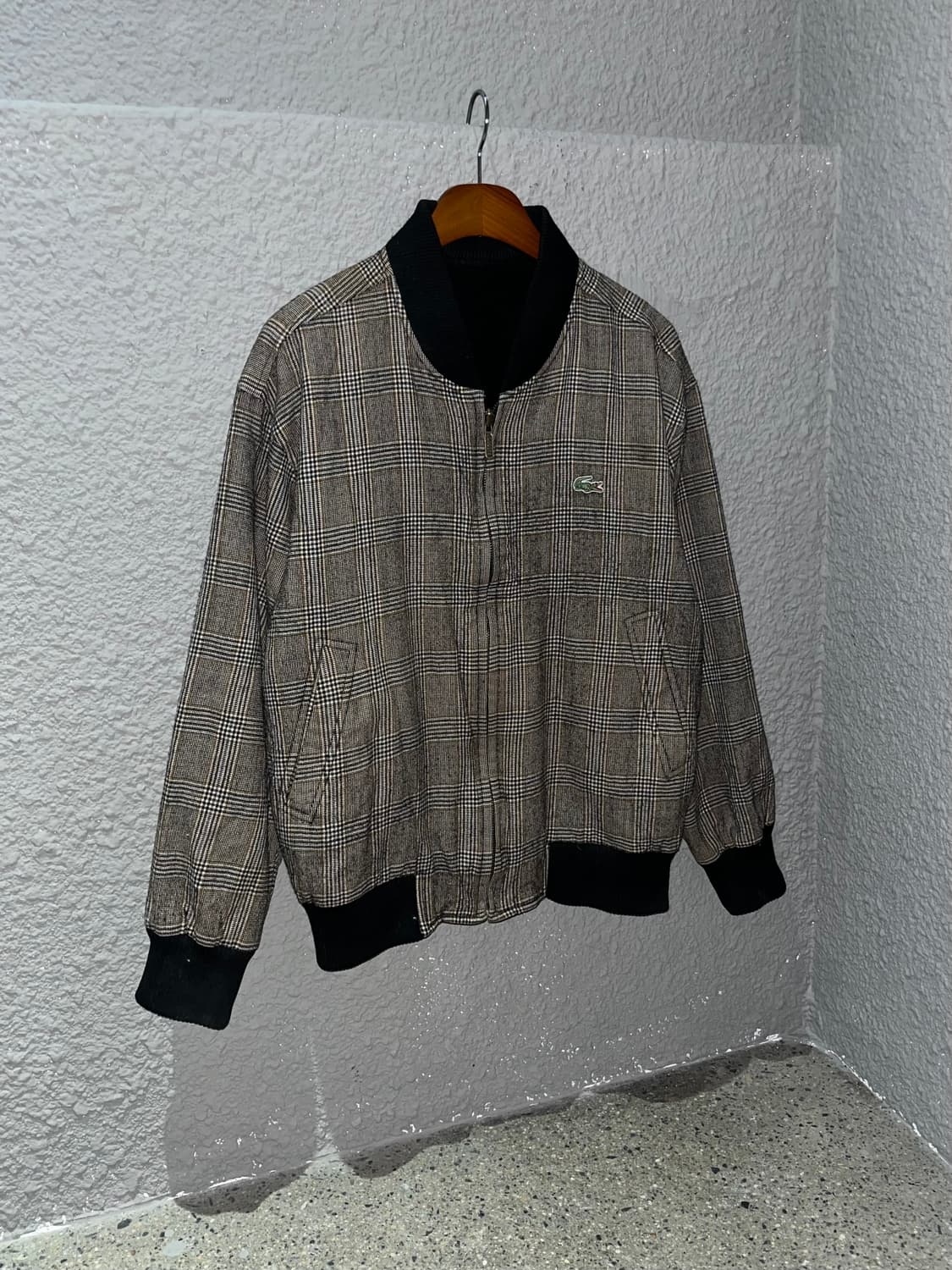 라코스테 리버시블 체크 블루종 상품이미지1