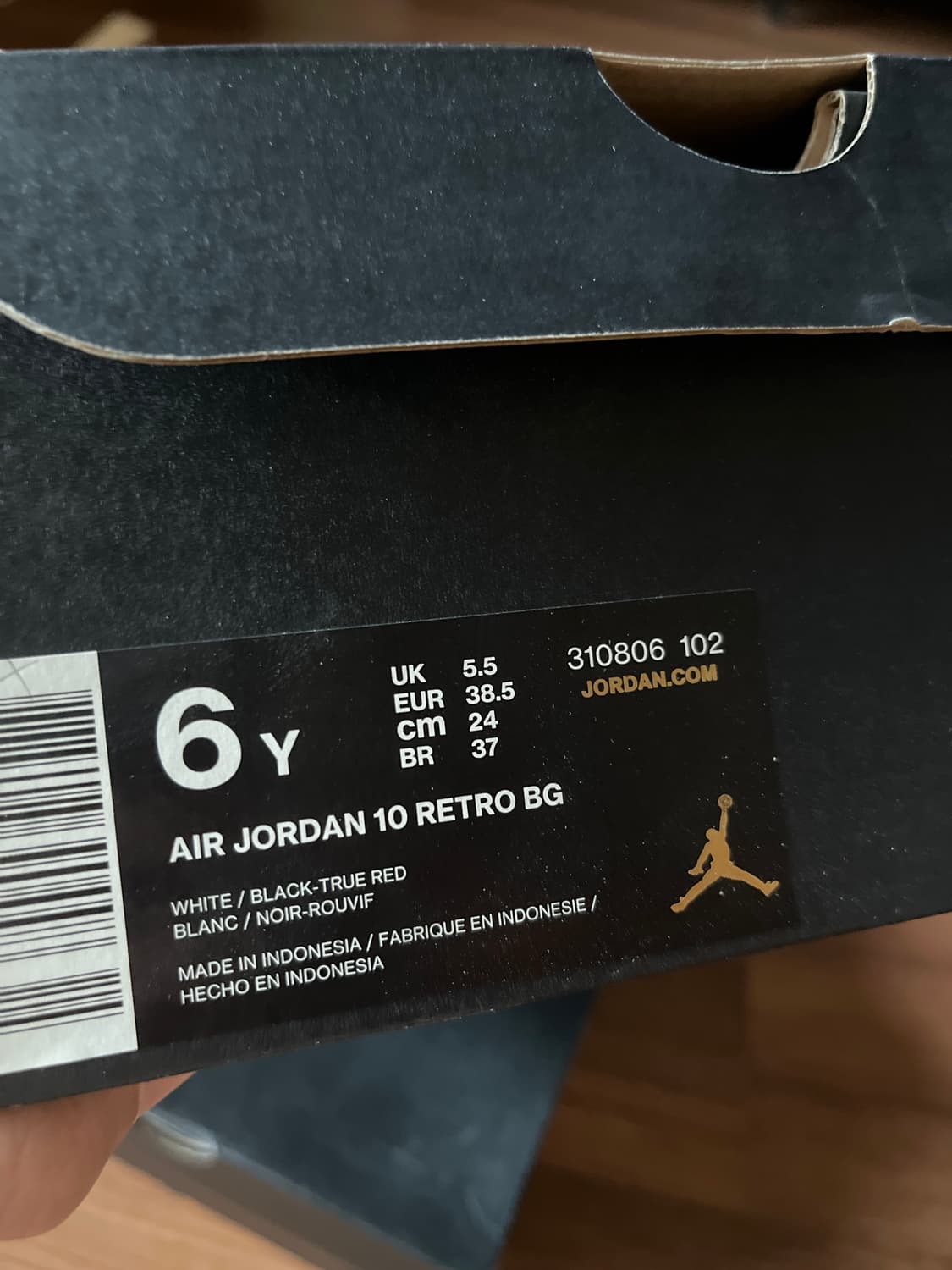 AIR JORDAN 10 RETRO BG 상품이미지4